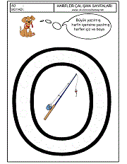 p harfi çizgi çalışması